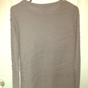 Simply Vera Long Sleeve Gray Top